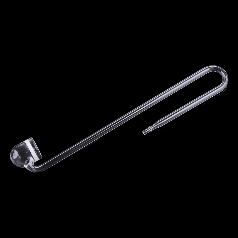 Planted Aquarium Supplies - Glas CO2 Diffuser Transparant Verstuiver U-vorm