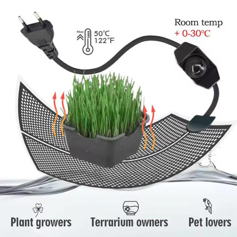Planted Aquarium Heater - 5-20W Reptiel Warmte Mat Planten Verwarming