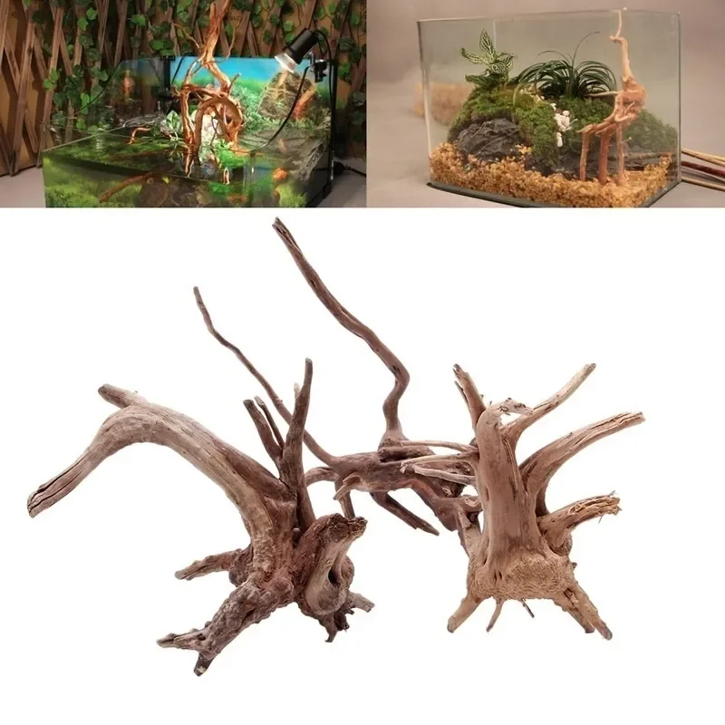 Aquarium Planted Substrate - Natuurlijke Boomstam Drijfhout Aquarium Aquarium Reptiel