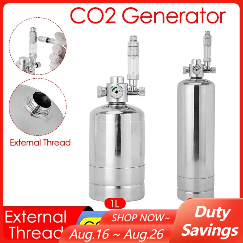 Planted Aquarium Co2 Kit - 1L/2L Aquarium CO2 Generator Systeem Kit