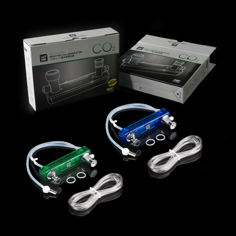 Planted Aquarium Co2 Kit - CO2-generatorsysteemkit met manometer, veilige klep, luchtstroomregelaar,