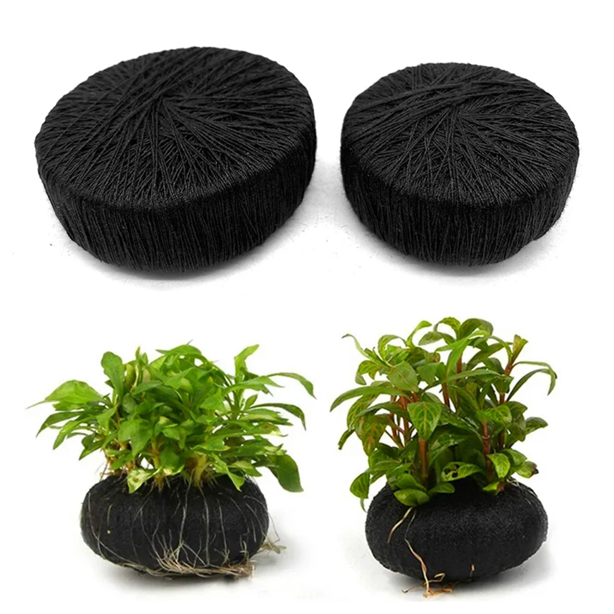 Aquarium Planted Substrate - 5 Stuks Zwart Aquarium Water Gras