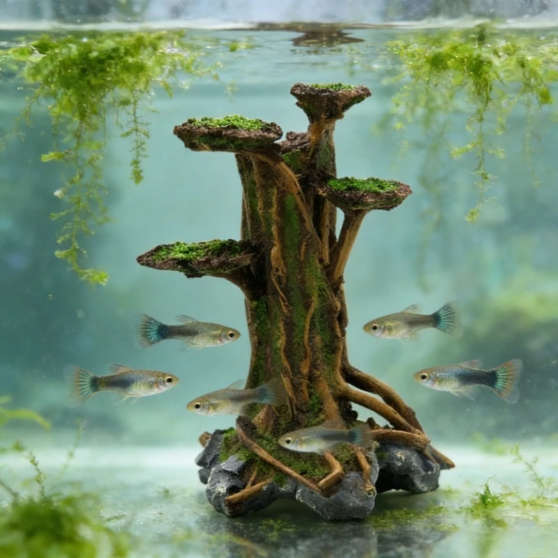 Kunstmatige mosboom drijfhout  - Planted Aquarium With Driftwood recensie en prijs