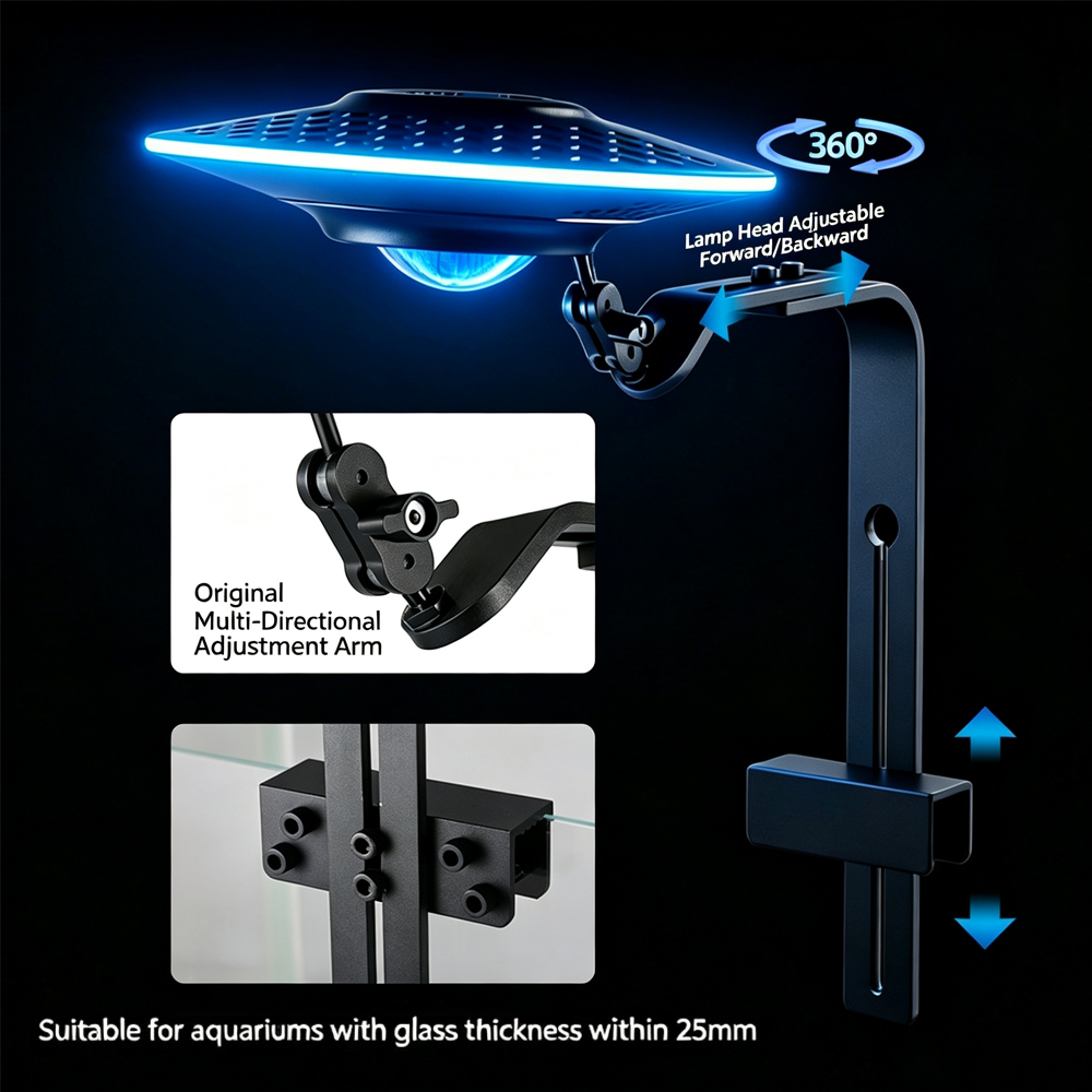 Nieuwe UFO LED Vis Aquariumlam - Led Planted Tank Light recensie en prijs