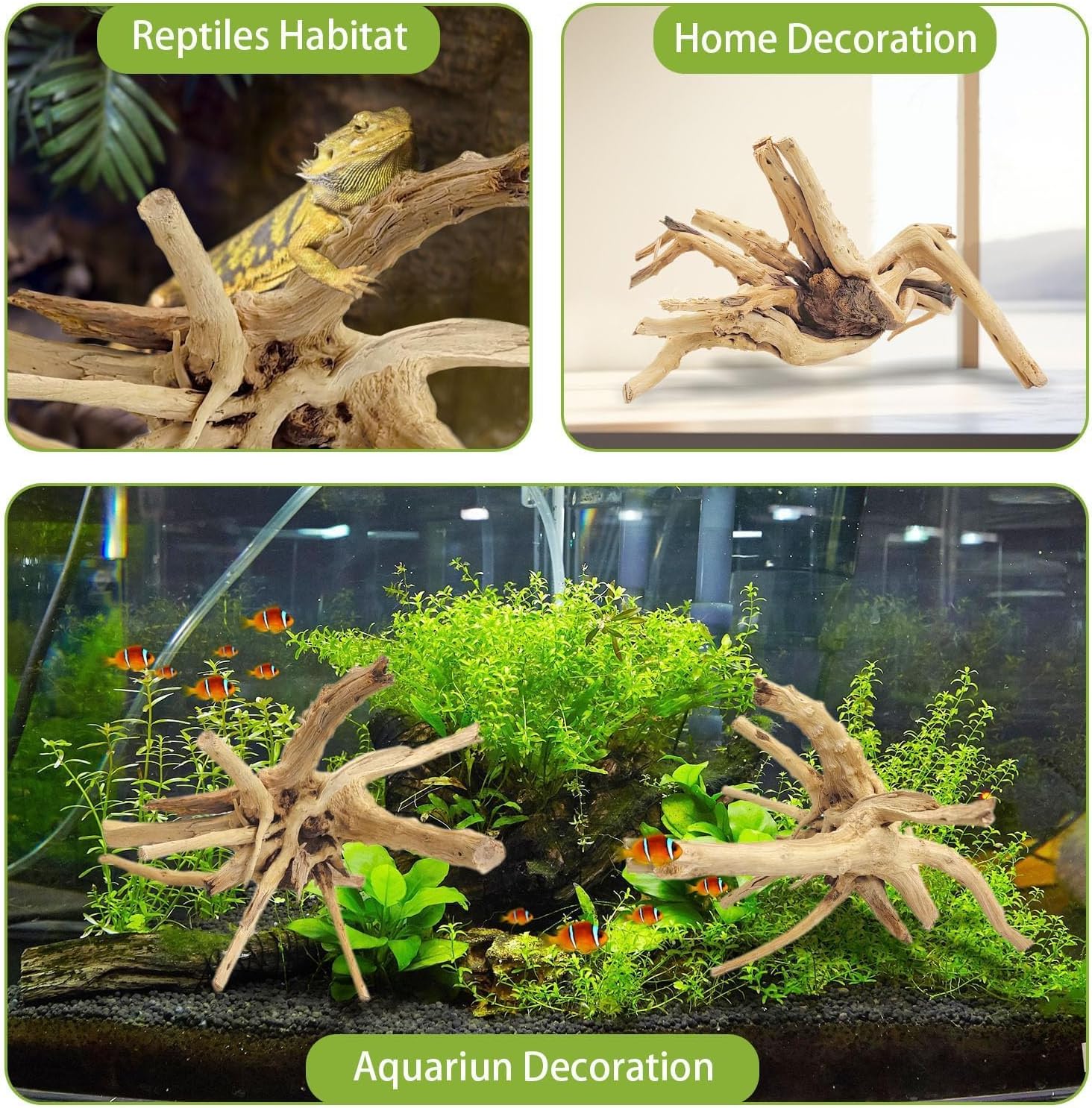 1PC 20-25CM Natuurlijke Drijfh - Aquarium Planted Substrate recensie en prijs