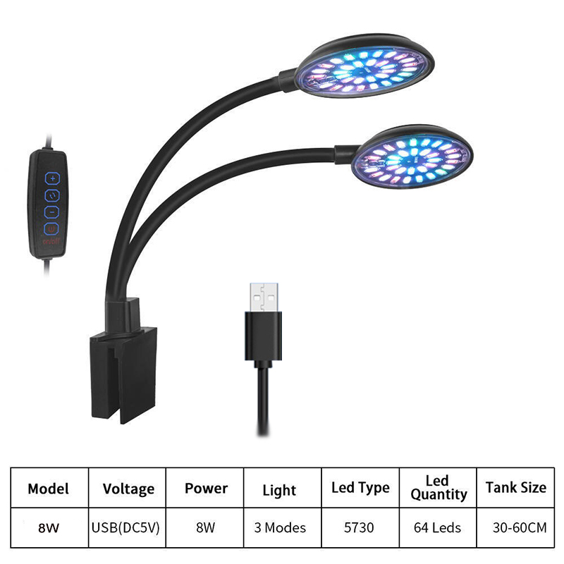 USB Aquarium LED-licht Aquariu - Led Planted Tank Light recensie en prijs