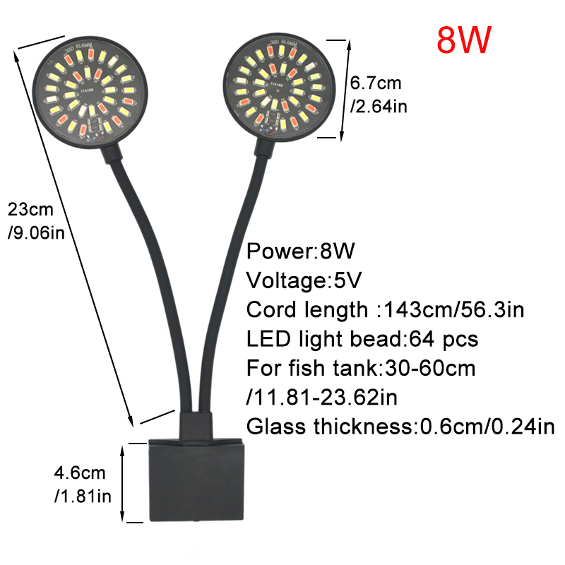 USB Aquarium LED-licht Aquariu - Led Planted Tank Light recensie en prijs