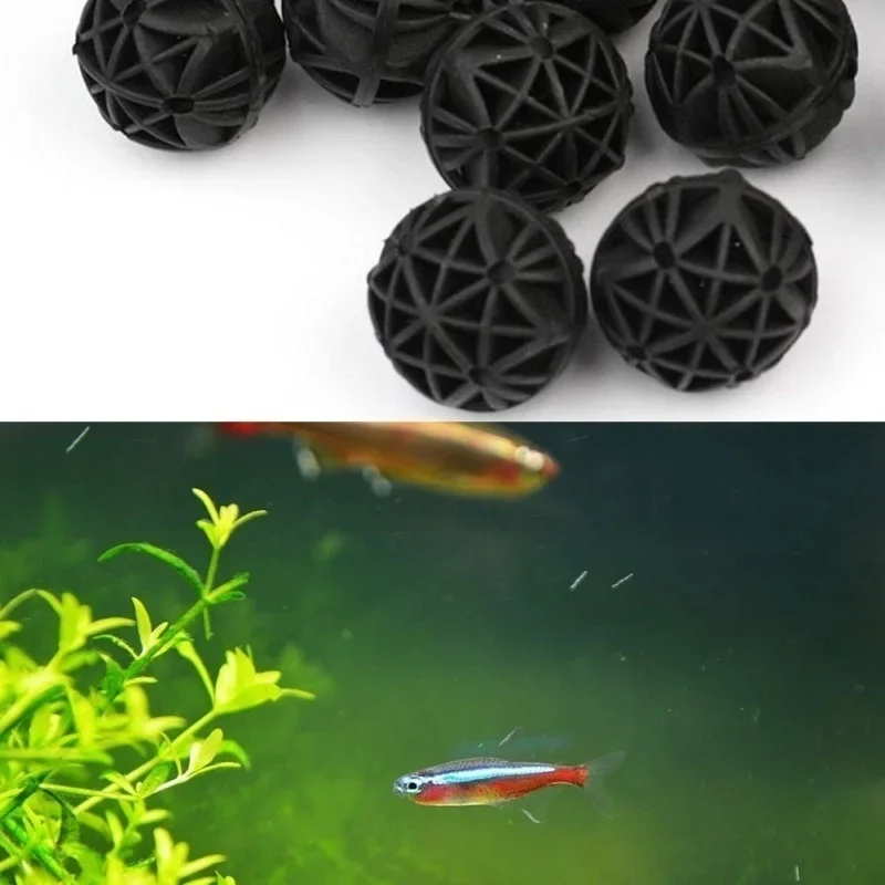 20 Stuks 16mm Aquarium Bio Bal - Planted Aquarium Media recensie en prijs