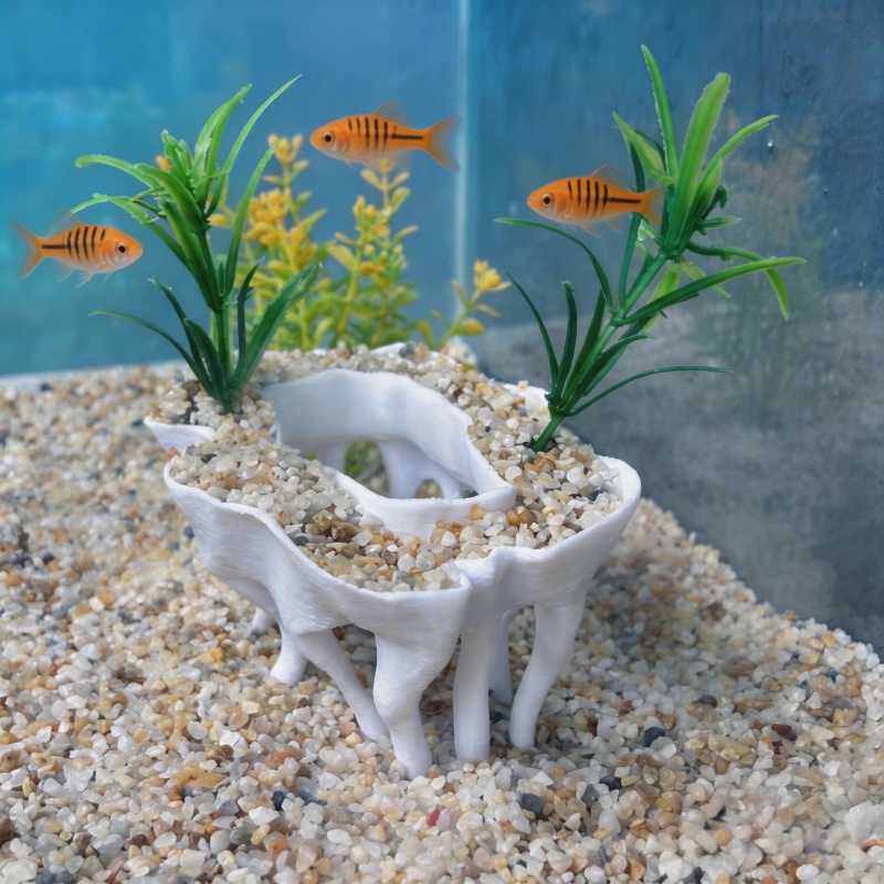 3D-geprinte aquariumplanten in - Aquarium Planted Substrate recensie en prijs