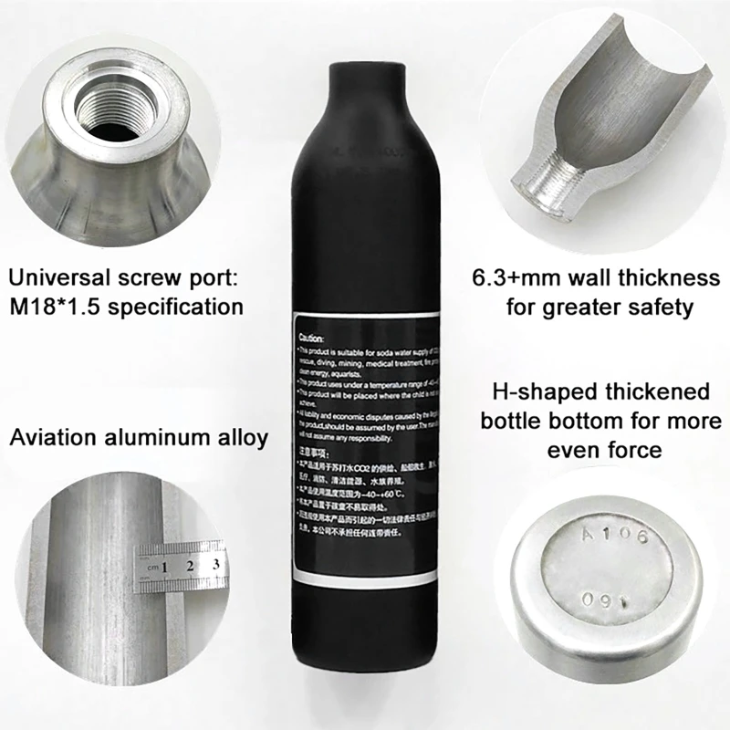 Hogedruk Fles Draad M18 * 1.5  - Planted Aquarium Supplies recensie en prijs